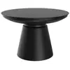 Image de Table basse ronde en métal noir d60 cm-gomez Gomez
