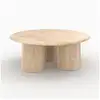 Image de Table basse ronde en bois de manguier d90 cm-sacha Sacha