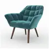 Image de Fauteuil en velours bleu canard-simba Simba