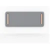 Image de Tête de lit en tissu gris 140 cm - Katia - Maison Pavane