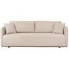 Image de CELSY - Canapé 3 places convertible avec coffre en tissu beige