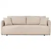 Image de Celsy - canapé 3 places convertible avec coffre en tissu beige CELSY-3P-BEI