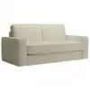 Image de Mindy - canapé 3 places convertible velours côtelé beige matelas 14 cm MINDY-3-BEI