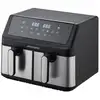 Image de Friteuse sans huile - arthur martin - airfryer ampf9 - 2 cuves de 4,5l - 2000w - affichage led ART3701332900781