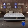 Image de Matelas 160x200 cm - Privilège - Matelas Ressorts EnsachésMousse mémoire de forme HR + Blue LatexMi-fermeépais 26 cm