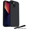 Image de Coque souple pour iPhone 13 silicone Noir avec Stylet Toproduits®