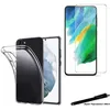 Image de Coque de protection - Toproduits® - Samsung Galaxy S21 FE - Transparente - Verre trempé - Souple