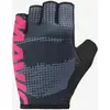 Image de Gants Mavic Essential Padded Graphic gris foncé logo rose - L