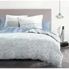 Image de Parure De Couette Adonis - 3 Pcs - 240 X 260 - 100% Coton 57 Fils - Bleu