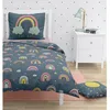 Image de Parure De Couette Rainbow - 2 Pcs - 140 X 200 - 100% Coton - Night