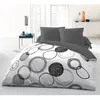 Image de Parure De Couette Microfibre Audace - 1 Housse De Couette 240x260 Cm + 2 Taies D'oreiller 63x63 Cm - Home Linge