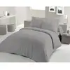 Image de Parure De Couette - 220x240 Cm - 100% Coton - Gris Clair