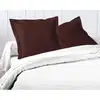 Image de Lot De 2 Taies D'oreiller - Lh71588 - 63 X 63 Cm - Marron