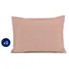 Image de Lot De 2 Taies D'oreiller Lh71619 50 X 70 Cm Rose