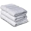 Image de Lot de 3 serviettes - LOVELY HOME - 3 Serviettes 50 x 100 cm - Blanc