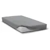 Image de Drap Housse - HOME LINGE PASSION - HP71761 - 90 x 190 cm + 30 cm bonnet - Microfibre - 82 g - Gris clair
