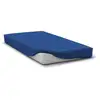 Image de Drap housse - home linge passion - hp71771 - 160 x 200 cm + 30 cm bonnet - microfibre - 82 g - bleu HOM3701393717717