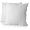 Image de Lot De 2 Taies D'oreiller - Home Linge Passion - 63 X 63 Cm - Blanc