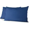 Image de Lot De 2 Taies D'oreiller - Home Linge Passion - 50 X 70 Cm - Bleu