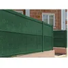 Image de Kit lamelles occultantes PVC 4m CINTO H.150cm Vert - avec clips et profil de finition