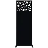 Image de Lot de 3 Panneaux Décoratifs - Casanoov - SUNNY - H.160cm - Noir - Motifs sur le haut