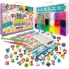 Image de Kit de fabrication de bracelets Rainbow Loom - Métier à tisser avec 5600 élastiques charms et perles - BANDAI