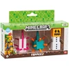 Image de 3 Figurines Minecraft 6 Cm Modèle Choisi Aléatoirement Bandai Baipmm2021