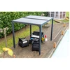 Image de Pergola Bioclimatique Aluminium Balcon et Terrasse 7,20 M2 Gris Anthracite Per2430bi FORESTA