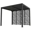 Image de Pergola Bioclimatique En Aluminium + 4 Panneaux - 7,20 M2 - Toit En Lames Mobiles ...