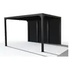 Image de Pergola Bioclimatique + Ventelles Alu Mobiles Côté 3,60 M - 10,80 M2 - Alu