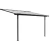 Image de Toit terrasse ALUMINIUM HABRITA avec rideau dombrage extensible - 921 m² - gris anthracite