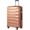 Image de Valise rigide 4 roues 75cm Nice rose - BEMON - ABS - TSA - 94/104 L