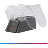 Image de Chargeur manette PS4 Oniverse Dual Station double support DualShock 4 LED Click’N Charge noir rapide