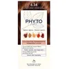 Image de Phyto Kit Coloration Permanente 6.34 blond foncé cuivré