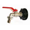 Image de Robinet en laiton avec raccord (S60X6) pour cuve IBC - jardiboutique