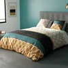 Image de Parure de lit housse de couette avec taie doreiller 100% Coton 57 fils Bangui 220x240 cm
