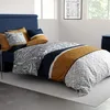 Image de Parure de lit housse de couette avec taie doreiller 100% Coton 57 fils Dakota 240x260 cm