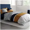 Image de Parure de lit housse de couette avec taie d'oreiller 100% coton 57 fils dakota taille 240 x 260 cm PD12813-240