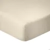 Image de Drap Housse 180x200cm Bonnet 35cm 100% Coton 57fils Grege