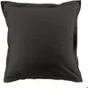 Image de Lot De 2 Taies Doreiller 63x63cm 100% Coton 57fils Gris FoncÉ