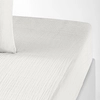 Image de Drap Housse 140x190 Cm Gaze De Coton Blanc Pur
