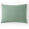 Image de Taie D'oreiller 50x70 Cm Gaze De Coton Vert Givrée