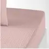 Image de Drap housse 180x200 cm gaze de coton rose lotus PD19247