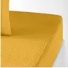 Image de Drap housse 140x190 cm gaze de coton safran PD19248