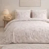 Image de Parure housse de couette 3pcs 260x240cm + 2 taies 100% coton 57fils alix