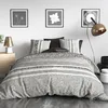 Image de Parure housse de couette 3pcs 240x220cm 100% coton 57fils lattice