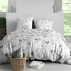 Image de Parure housse de couette imprimée 240x260cm + 2 Taies 100% coton 57fils MERIGOLD