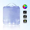 Image de Lanterne solaire gonflable - Multicolore - 10 LED RGB - Étanche - Rechargeable - Extérieur