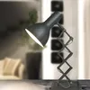 Image de Lampe de bureau - Design industriel - Métal gris-noir effet rouille - Bras articulé - Compatible LED