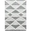 Image de TIZAS - Tapis Berbère à relief - Crème & Gris 060 x 110 cm